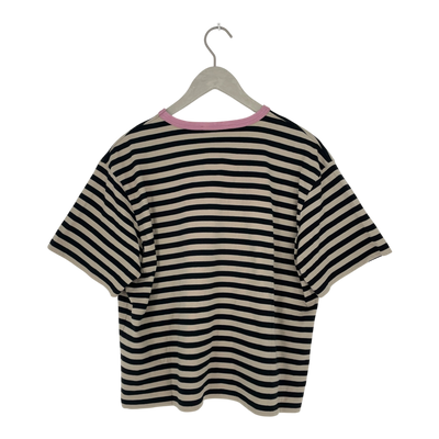 Marimekko oversized t-shirt, tasaraita unikko | woman M