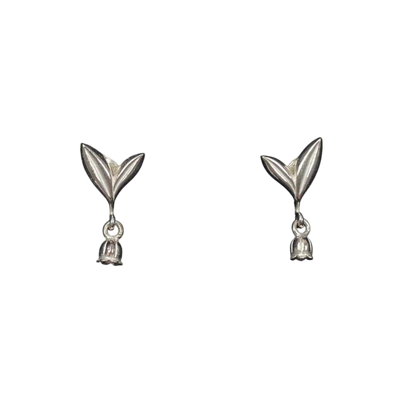 Kalevala Koru kielo earrings, silver