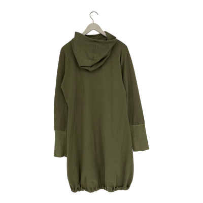 Ommellinen hoodie tunic, forest green | woman XXL