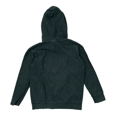 Papu pivot hoodie, dark green | 134/140cm