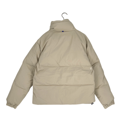 Embassy of Bricks and Logs Novelty puffer jacket, sand | unisex L
