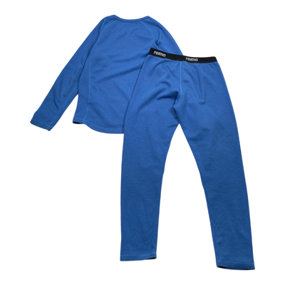 Reima lani baselayer set, blue | 120cm