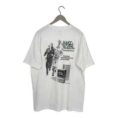 Makia logo t-shirt, white | unisex XL