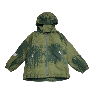 Reima einari winter jacket, green | 116cm