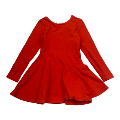 Gugguu frilla dress, red | 92cm