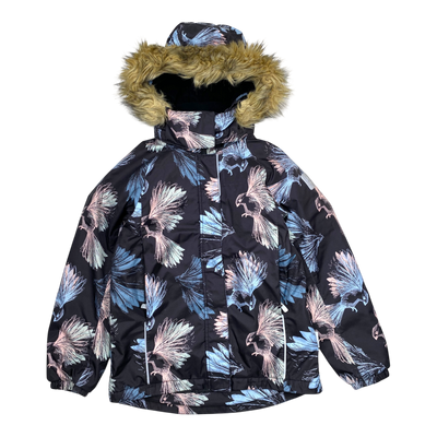 Reima auhti winter jacket, birds | 140cm
