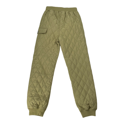 Mini A Ture matjava thermo pants, olive green | 140cm
