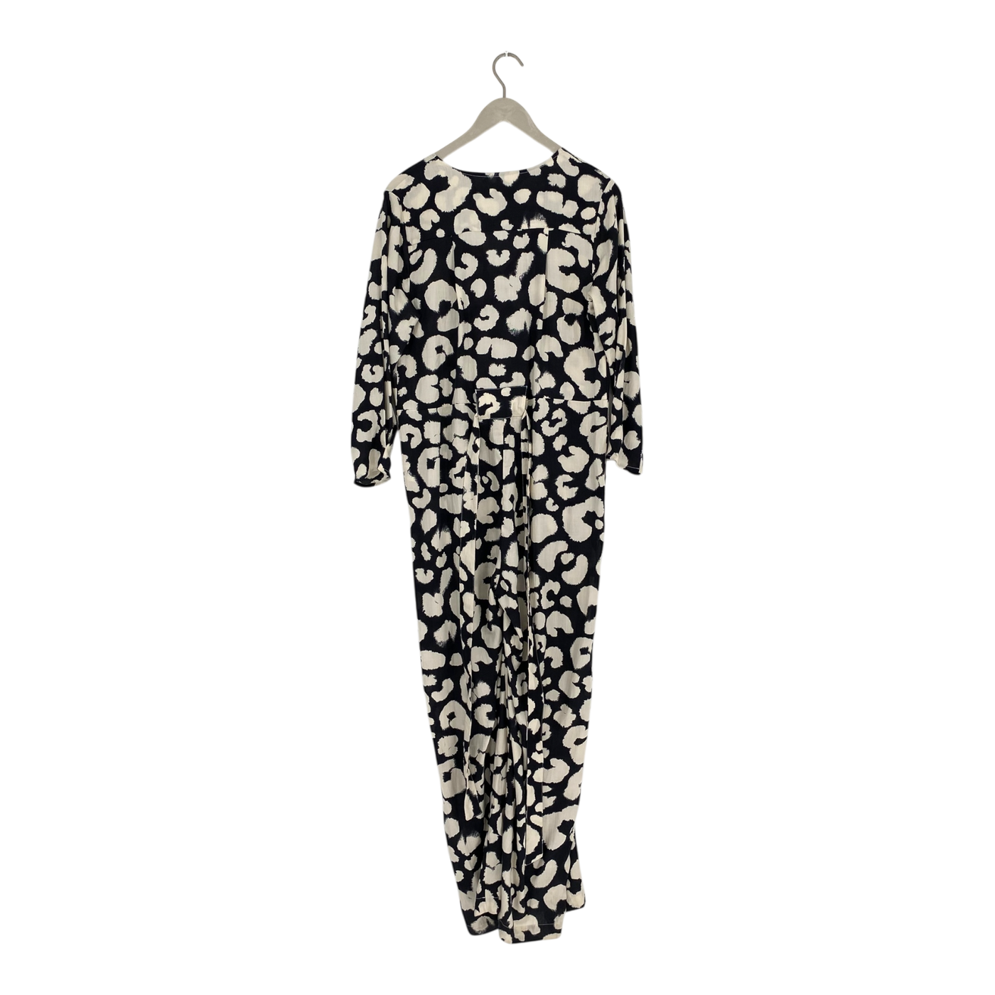 Dedicated lyocell jumpsuit, black & white | woman S