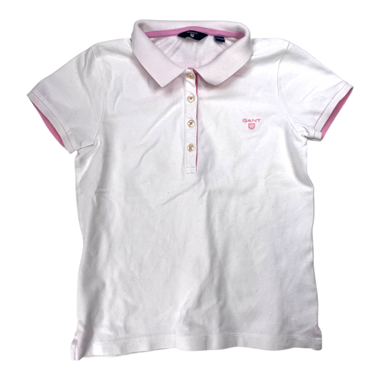 Gant pique t-shirt, white | 134/140cm