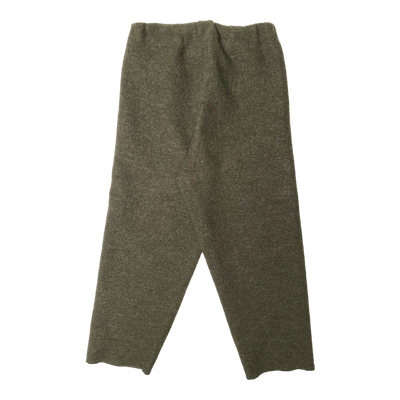 Mainio boiled wool pants, hunter green | 110/116cm