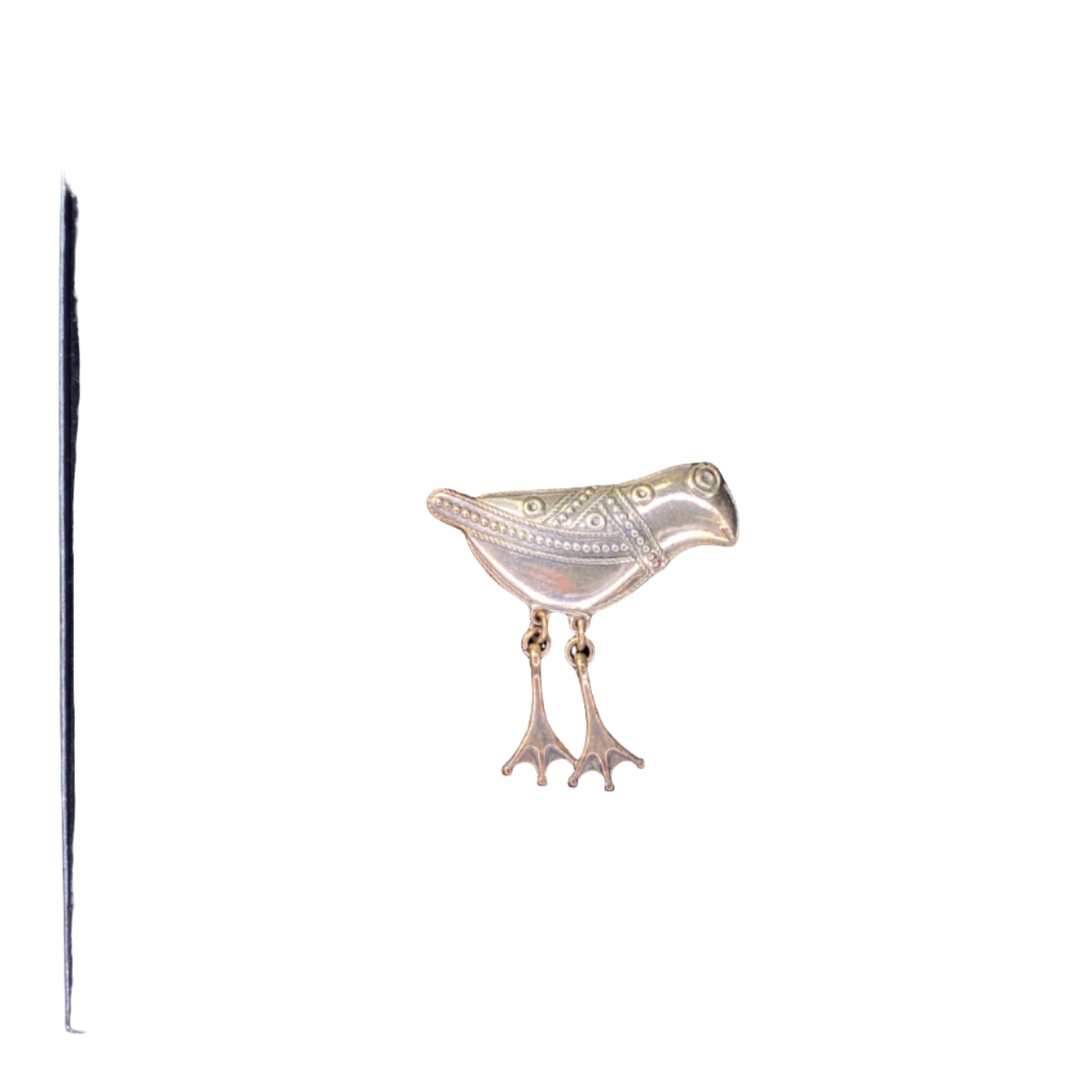 Kalevala Koru Hattulan lintu pin, bronze