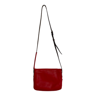Harold's Bags leather chaza twosize handbag, red