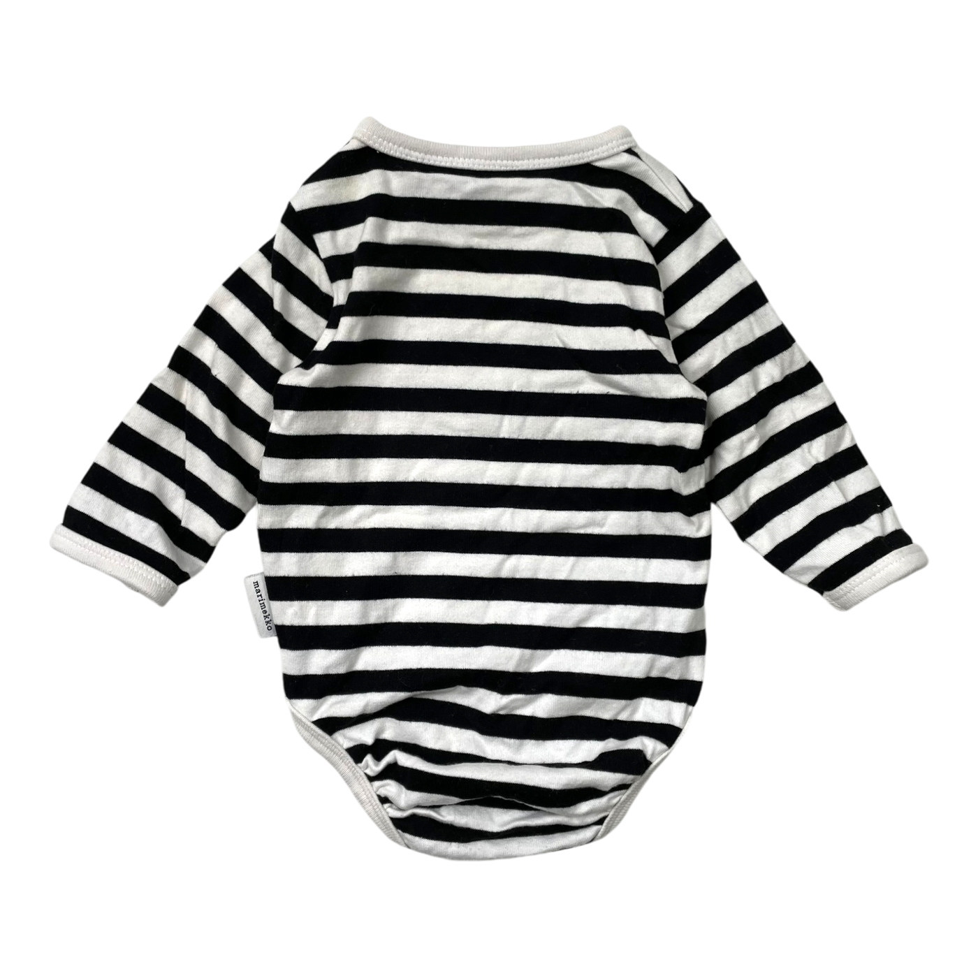 Marimekko stripe body, black and white | 62cm