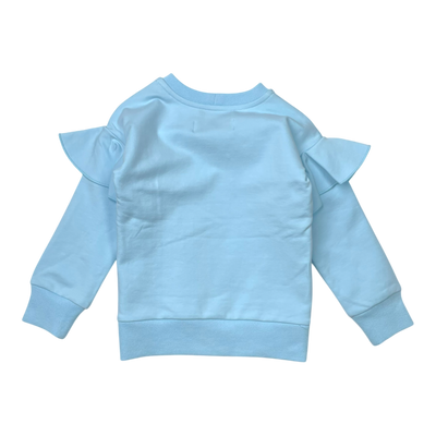 Gugguu frill sweatshirt, baby blue | 86cm