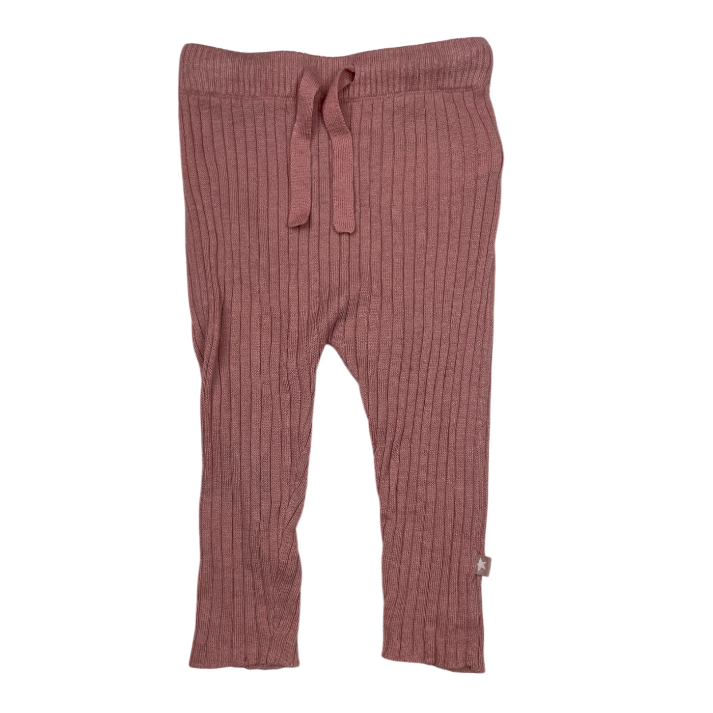 Molo knit leggings, old rose | 68cm