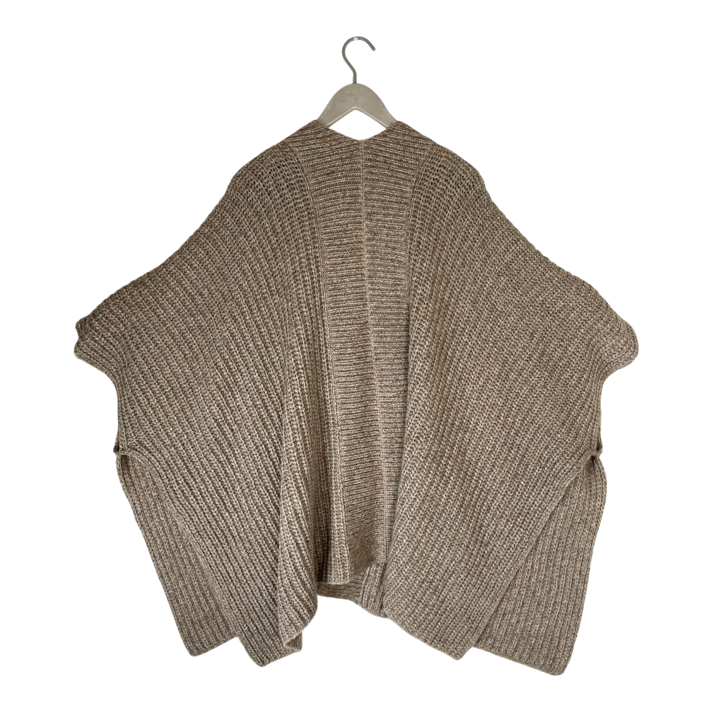 Hessnatur cardigan, tan | woman onesize