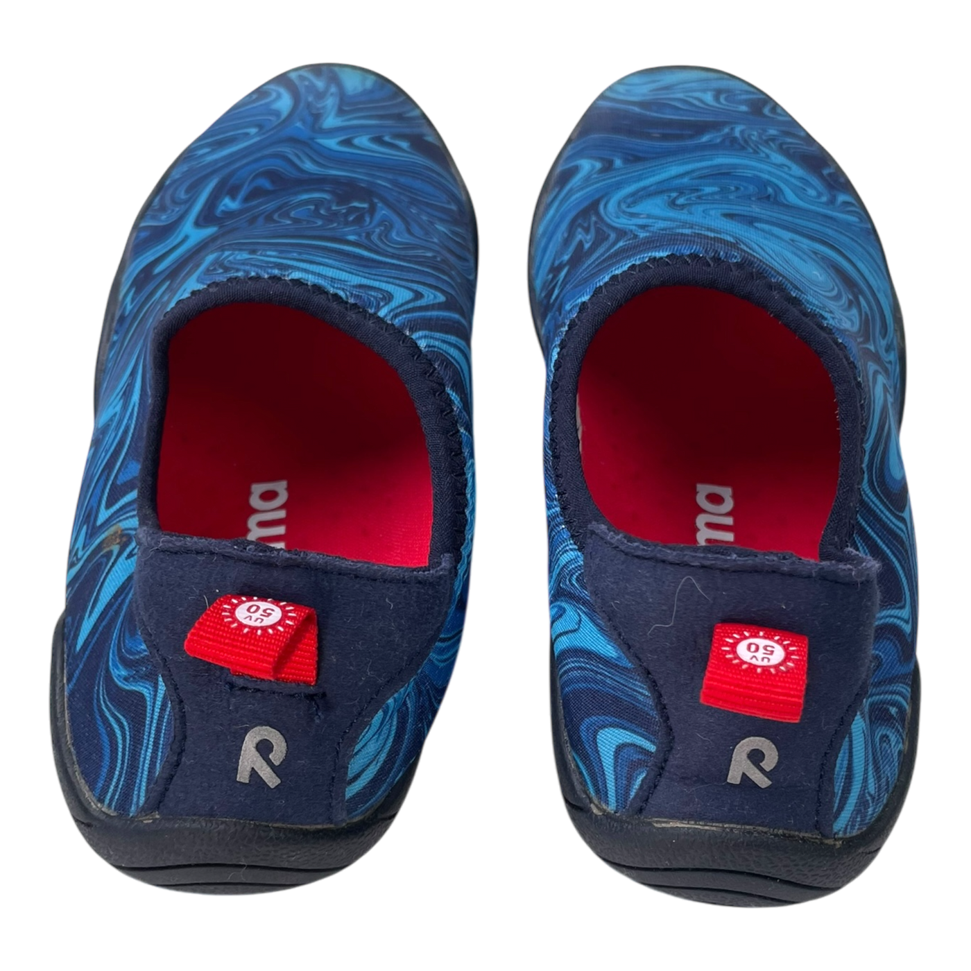 Reima lean swimming shoes, blue swirls | 30