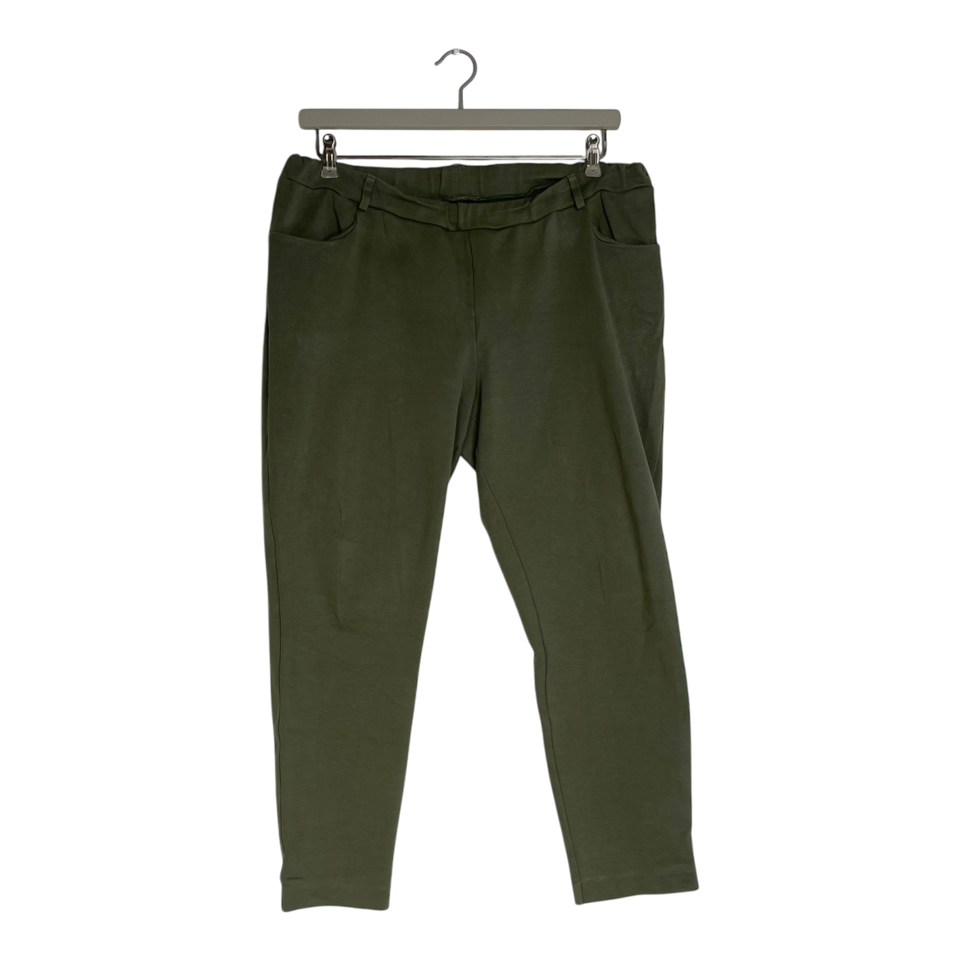 Papu cropped sweatpants, moss green | woman XL