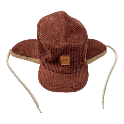 Metsola fleece cap, brown | 2-3y