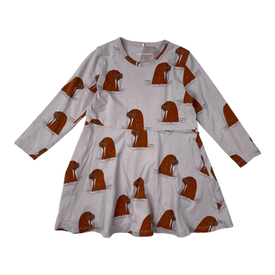 Mini Rodini dress, walrus | 92/98cm