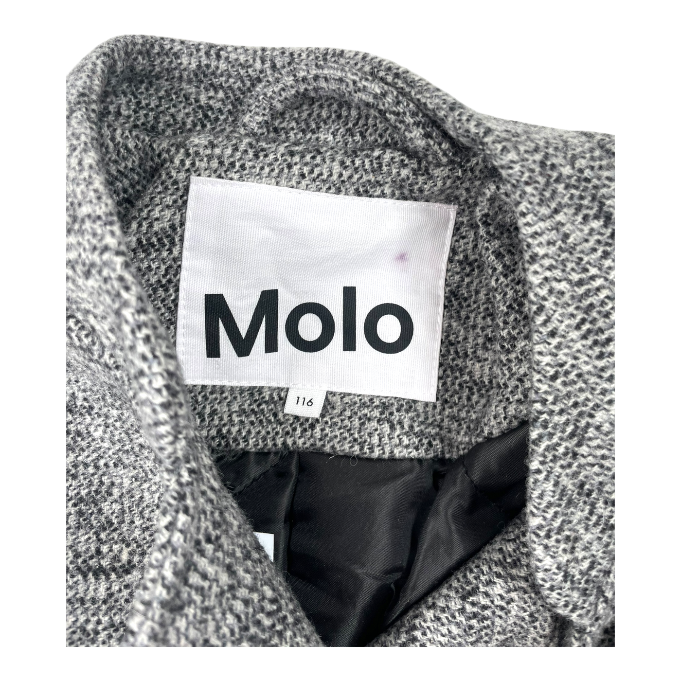 Molo henriette jacket, grey melange | 116cm