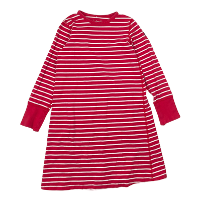 Polarn O. Pyret tricot dress, stripes | 122/128cm