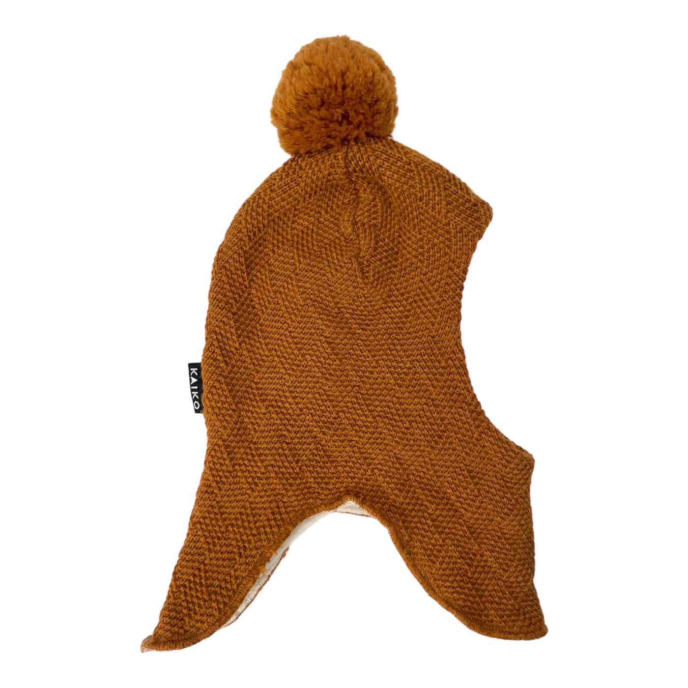 Kaiko grid balaclava, caramel brown | 1,5-5y