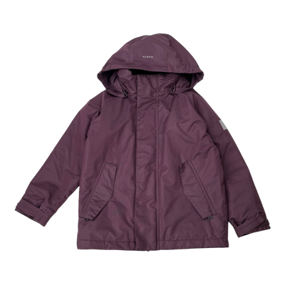 Makia winter jacket, wine | 110/116cm