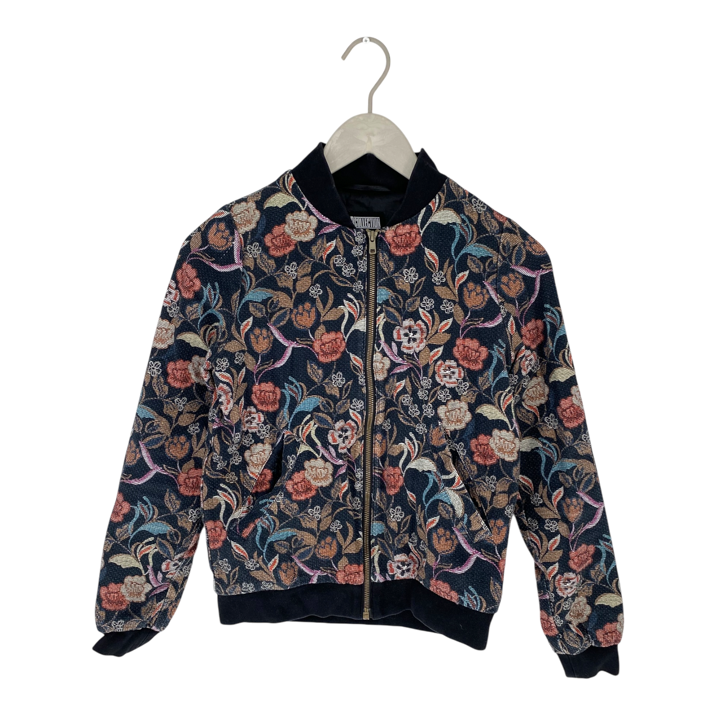 R-collection bomber jacket, flowers | woman XS