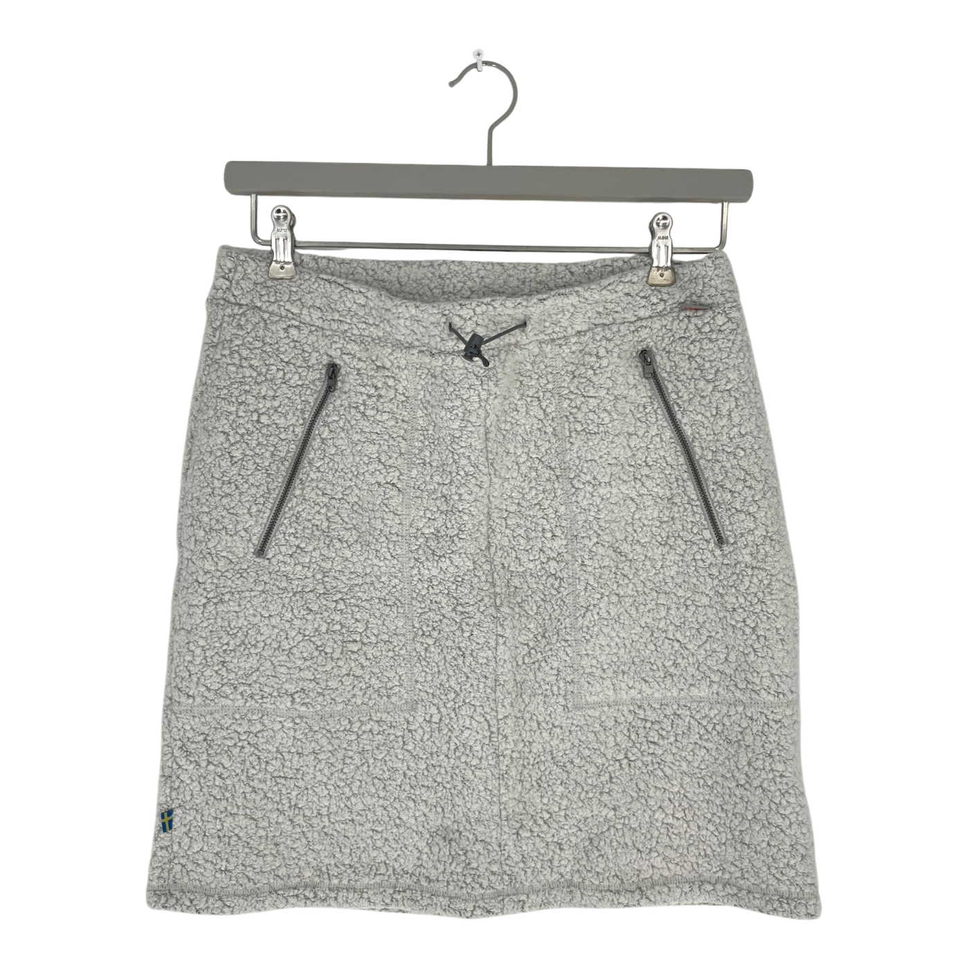 Varg fårö wool skirt, light grey | woman L