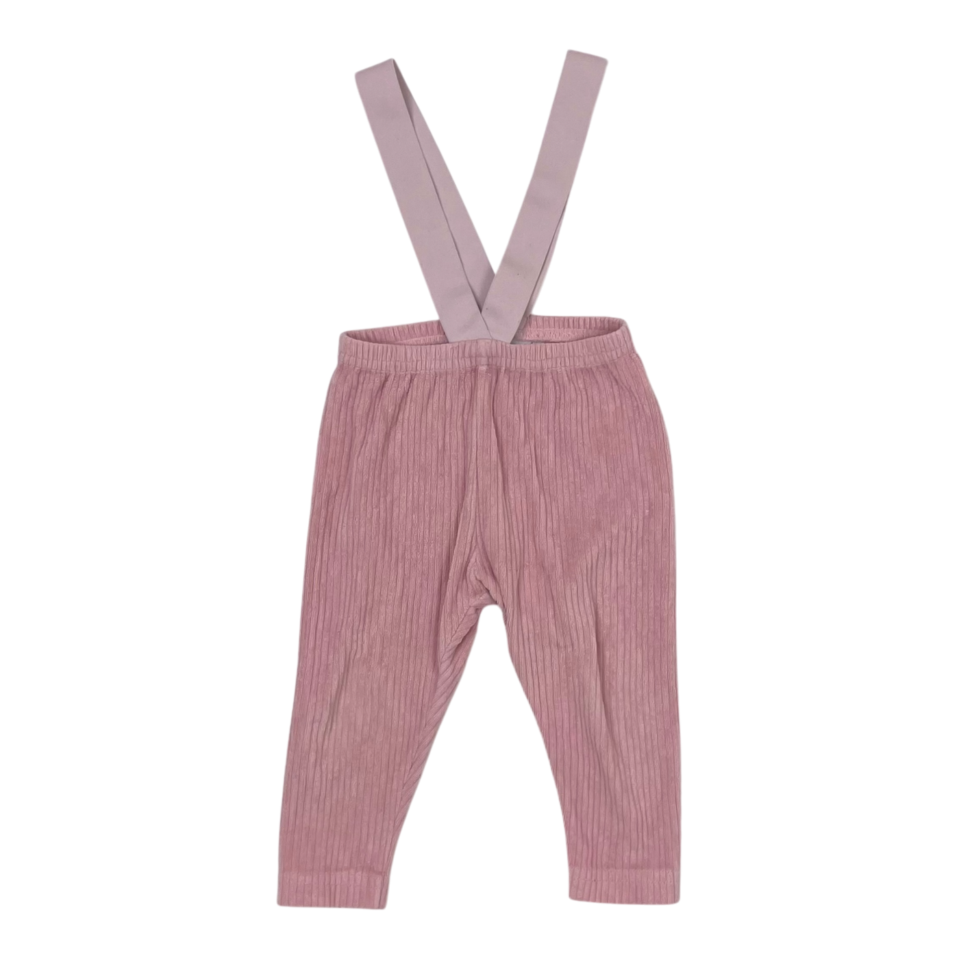 Metsola rib brace leggings, pink | 74/80cm