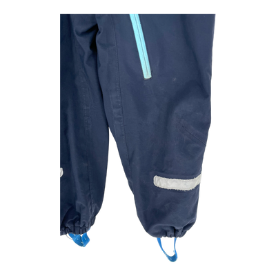 Polarn O. Pyret shell overall, navy blue | 110cm