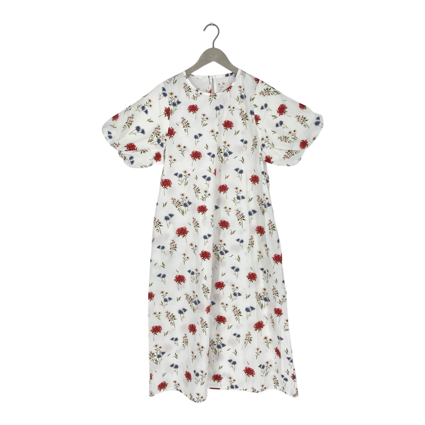 Riva Clothing puff-sleeved dress, kukkaketo | woman S