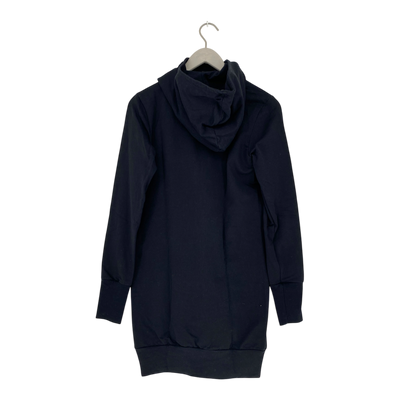 Ommellinen hoodie tunic, black | woman XS
