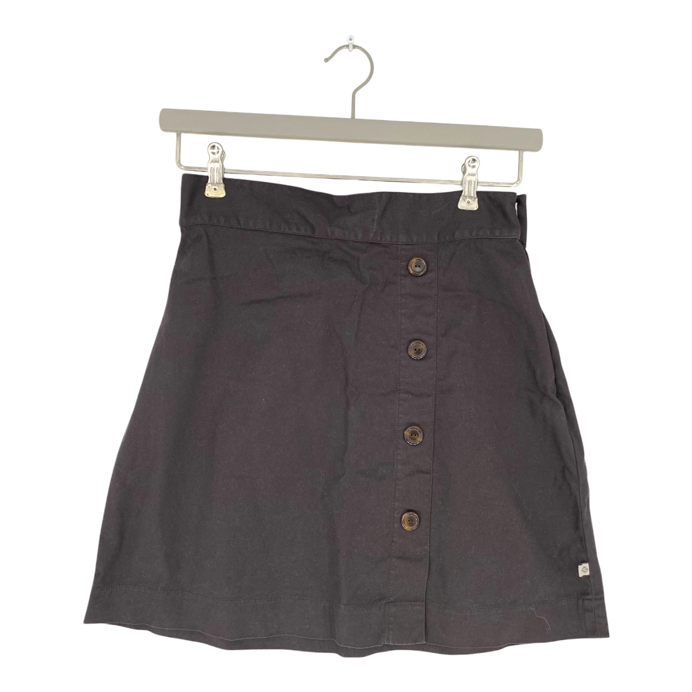 Kaiko buttoned mini skirt, dark brown | woman 38