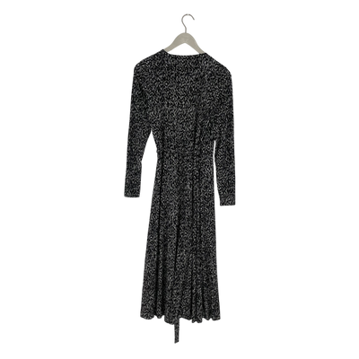 Papu wrap around dress, black/white | woman S