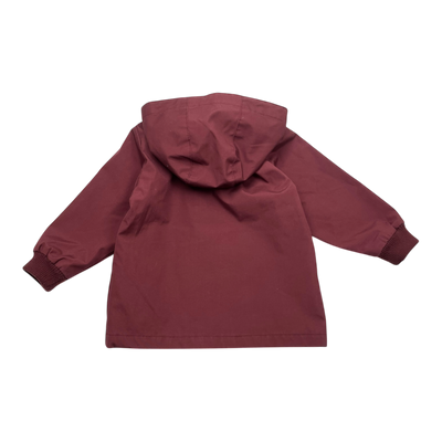 Mini Rodini pico jacket, wine | 92/98cm