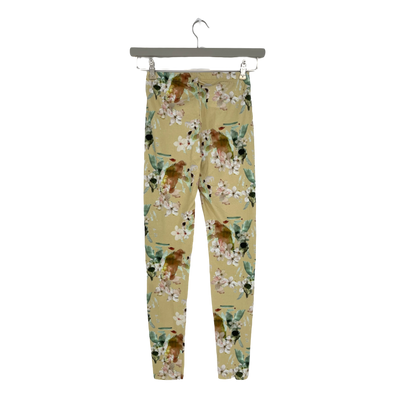 Kaiko leggings, yellow blossom | woman S
