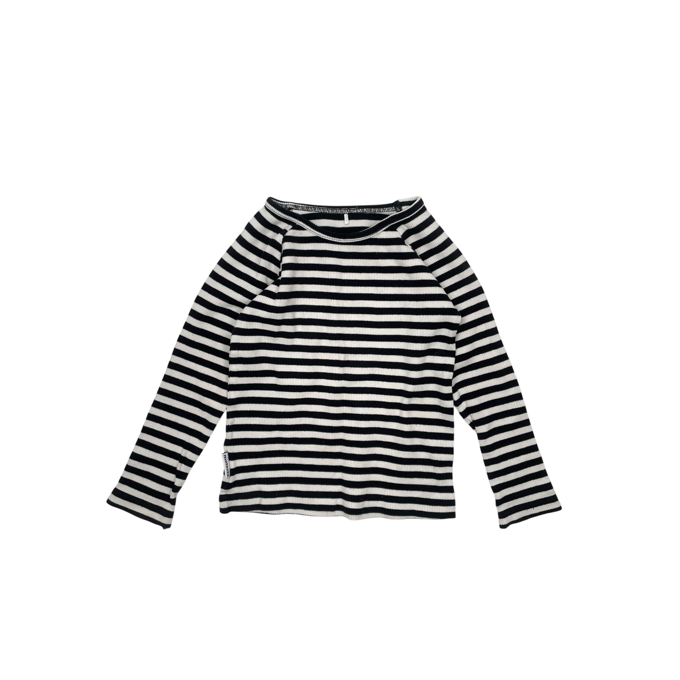Metsola rib shirt, stripes | 104cm
