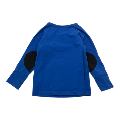 Papu patch shirt, blue | 74/80cm