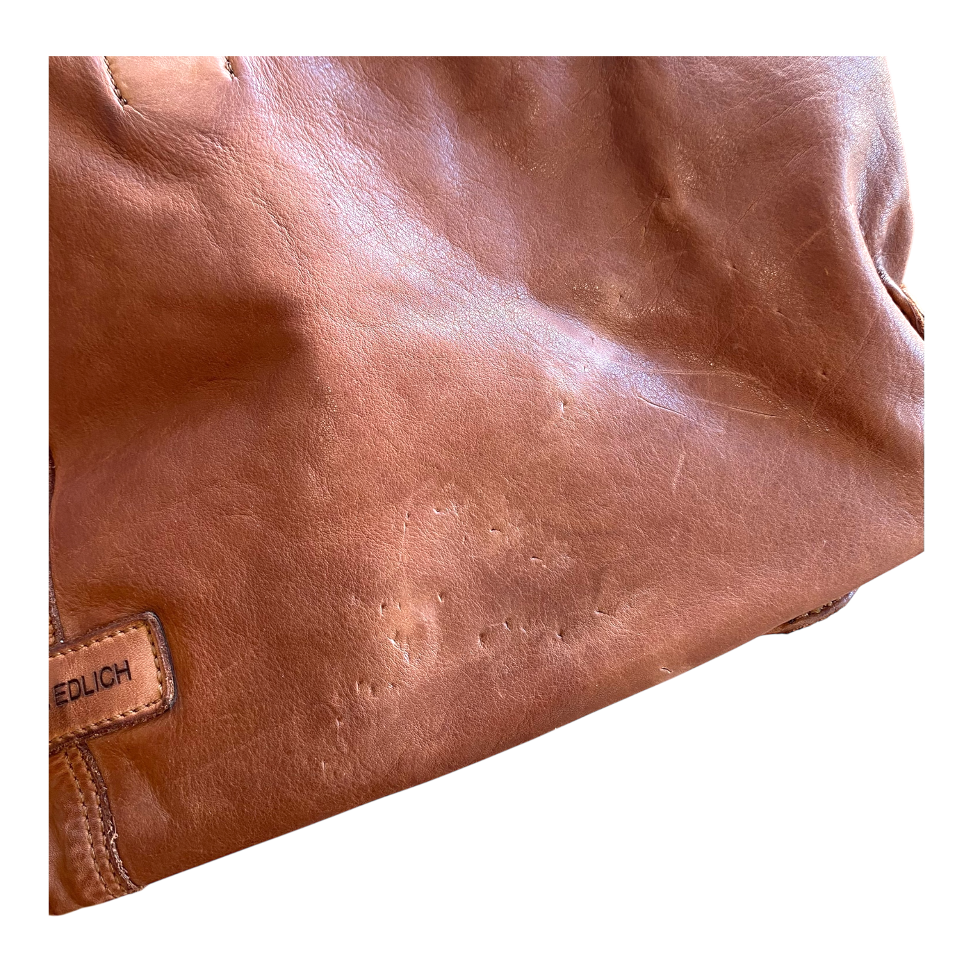 Harold's Bags travel bag XL, cognac