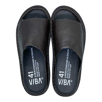 VIBAe Saint Tropez leather sandals, cocoa brown | 41