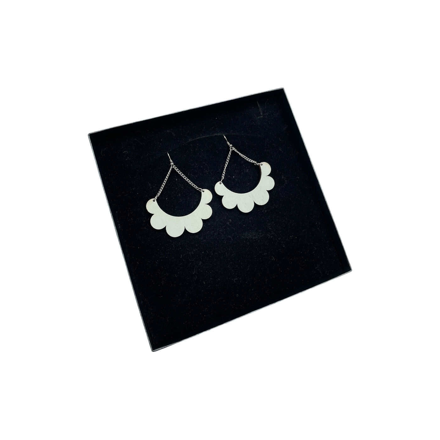 Maanantaimalli kaarella earrings, mint green