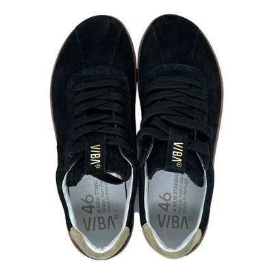 VIBAe Sydney Bio suede sneakers, black | 46