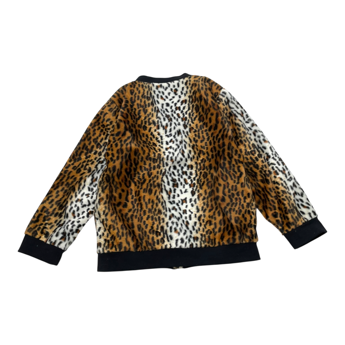 Vimma faux fur bomber jacket, leopard | 110cm