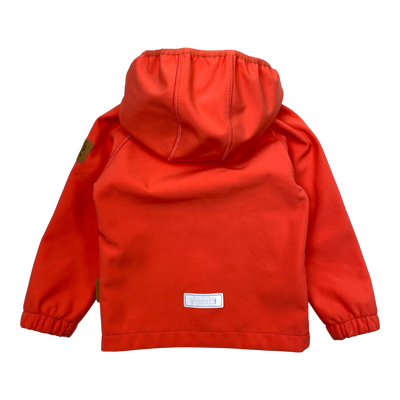 Reima vantti softshell jacket, bright coral | 92cm