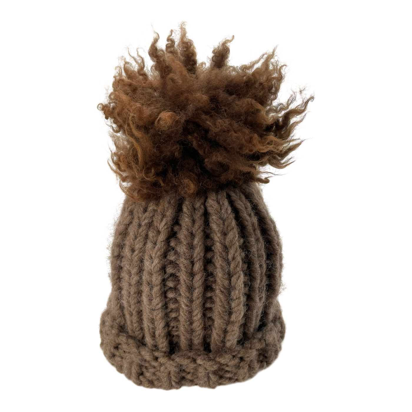 Myssyfarmi pom beanie, taupe brown | onesize