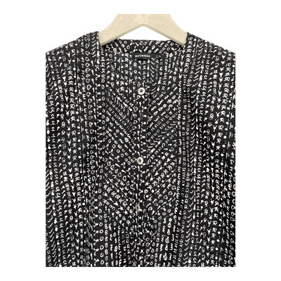 Marimekko lauren woven shirt , black/white | woman 36