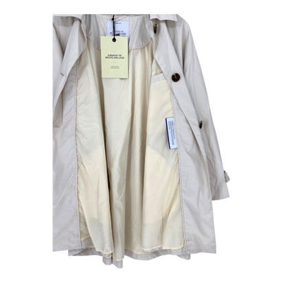 Embassy of Bricks and Logs paisley parka coat, beige | woman S