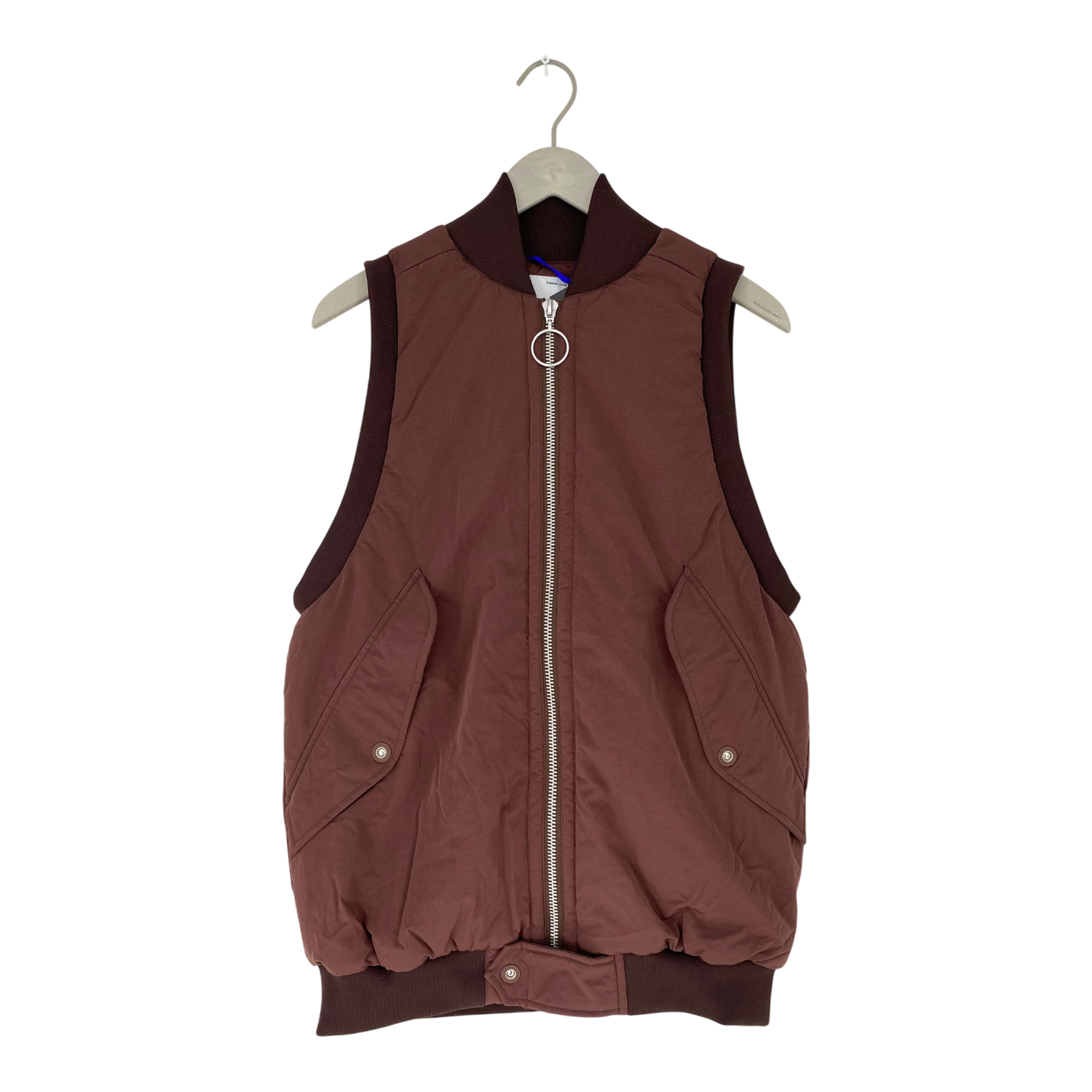Embassy of Bricks and Logs berlin vest, burgundy | unisex S